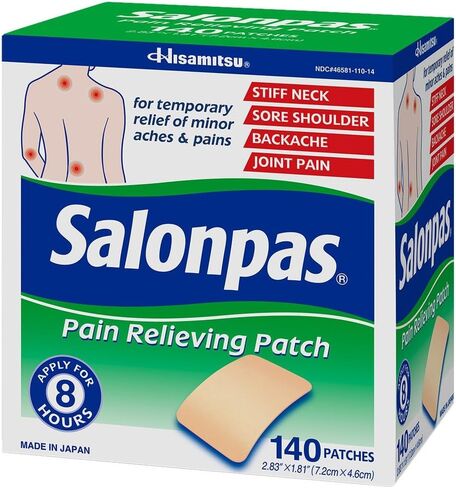 رقعة تخفيف الألم من Salonpas - عبوتين (140 رقعة × 2 إجماليًا) in Kuwait