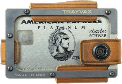 Trayvax Contour Minimalist Wallet Tactical Armor Steel Front Pocket RFID in Saudi Arabia
