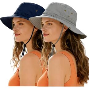 Super Wide Brim Sun Hat for Men/Women–UPF 50+ UV Protection, Large Bucket Hat for Fishing, Hiking, Gardening in Kuwait