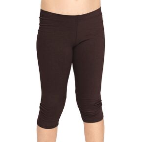 Girl's Oh So Soft Knee Length Leggings | Size 4-14 | Made in The USA in Saudi Arabia