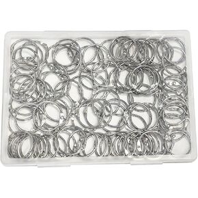 Otylzto 120pcs Binder Rings 1 Inch,Metal Rings, Book Rings,Paper Rings, Key Rings, Binder Ring, Metal Rings,Office Products in Kuwait