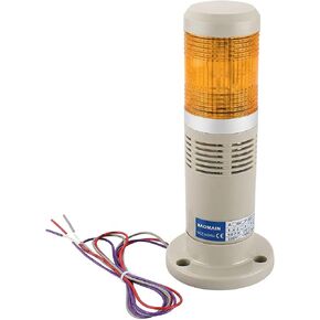 Baomain Alarm Warning Continuous Light DC 24V Industrial Buzzer LTP-502TJ Blue LED Signal Tower in Kuwait