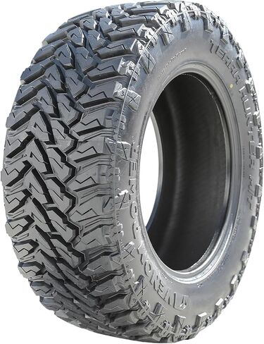 Venom Power Terra Hunter M/T Mud Off-Road Light Truck Radial Tire-33X12.50R22LT 33X12.50X22 33X12.50-22 114Q نطاق التحميل F LRF 12-Ply BSW جدار جانبي أسود in Kuwait