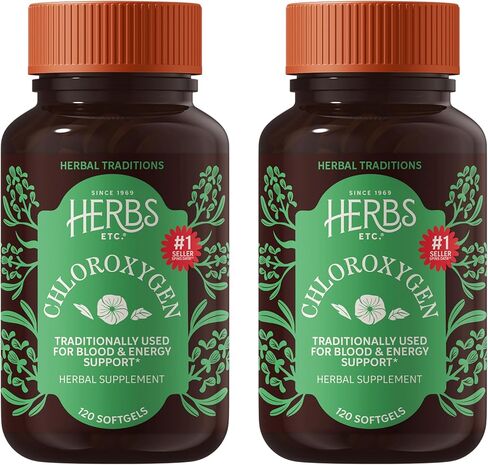 Chloroxygen® Chlorophyll Concentrate: 60-Count Bottle of Softgels in Kuwait