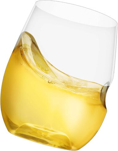 govino The Original Unbreakable Wine Glass – Set of 12, 12oz, Made in USA, Reusable, Dishwasher Safe, BPA-free, Clear Stemless White Wine Glasses for Indoor, Outdoor, Everyday Use. in Saudi Arabia
