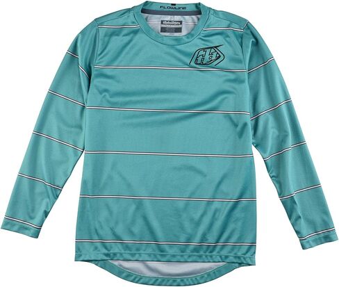Troy Lee Designs Long Sleeve Flowline Youth Mountain Bike Jersey, Confined Mist, Large in Saudi Arabia