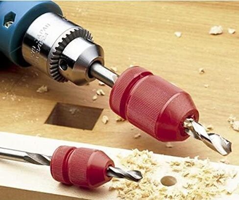 Century Drill & Tool 73512 Adjustable Drill Stop Set, 2-Pack, Fits 1/16" to 1/2" Drill Bits, Quick Depth Control for Fast, Accurate Drilling in Saudi Arabia