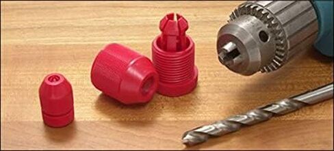 Century Drill & Tool 73512 Adjustable Drill Stop Set, 2-Pack, Fits 1/16" to 1/2" Drill Bits, Quick Depth Control for Fast, Accurate Drilling in Saudi Arabia