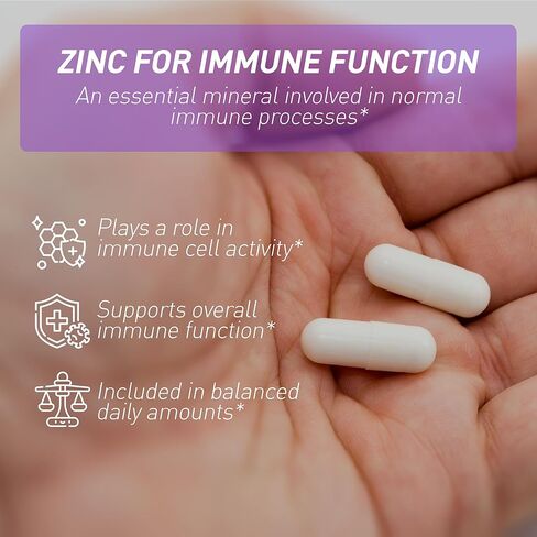 Zeal Naturals Max Strength Elderberry Capsules + Zinc + Vitamin C | 500mg for Immune System Support with Black Sambucus Elderberry | 100 Count | 3-in-1 Immune Support for Adults in Saudi Arabia