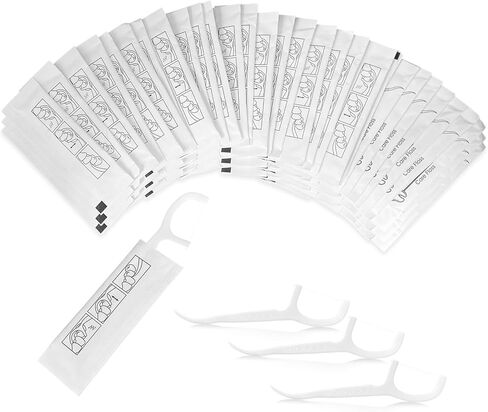 210 Count Count Dental Lwoss تختار ملفوفًا بشكل فردي ، وخيط سفر لتنظيف الأسنان والرعاية عن طريق الفم ، والخيط بشكل كبير للمكتب والمطعم والفندق والاستخدام الشخصي in Saudi Arabia