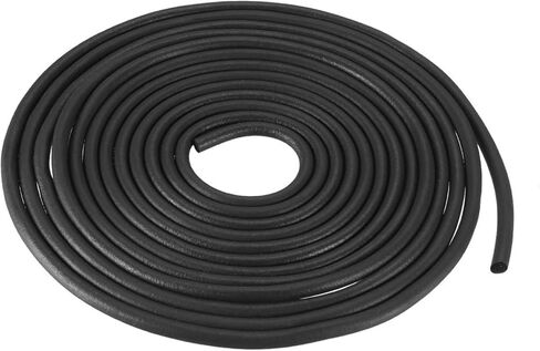 uxcell Foam Rubber Weather Seal Strip, 2mm(5/64") Diameter 6 Meters (19.69Ft) Long Round EPDM Rubber for DIY Gasket, Warehouse, Pads, Foam Tubing, Crafts in Saudi Arabia