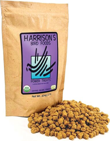 Harrison's Bird Food Power Treats with Red Palm Fruit Oil, 1 lb. 454g in Saudi Arabia