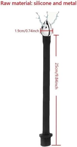 Shower Enema System with Rain Shower Head,Shower Douche for Men and Women Portable Cleaner,Enema Shower Attachment Inclouding 2 Stainless Steel Metal Nozzles,79 Inches Hose and Diverter in Saudi Arabia