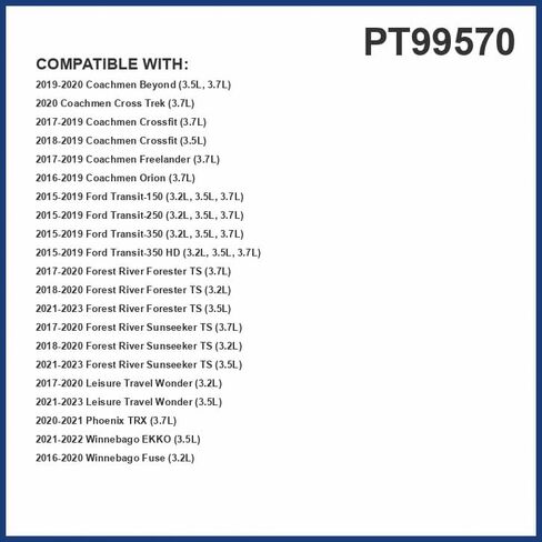 بي جي فلتر ناقل الحركة الأوتوماتيكي PT99570 | يناسب 2022-15 فورد، سوبارو، كوتشمين، فورست ريفر، وينيباغو in Kuwait