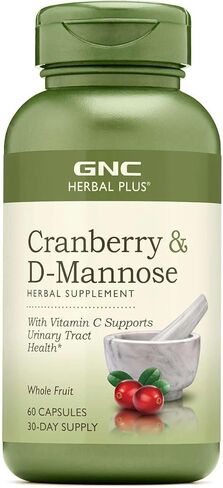 GNC Herbal Plus Cranberry D-Mannose, 60 capsules in Saudi Arabia