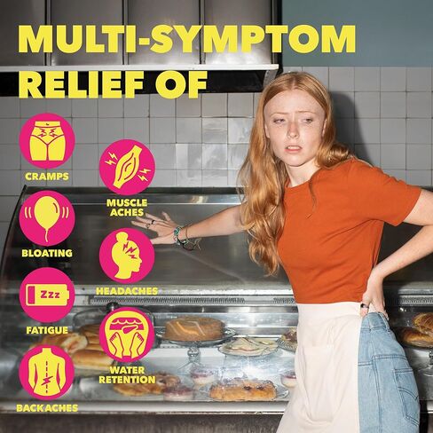 Midol Complete Menstrual Pain Relief Caplets with Acetaminophen for Menstrual Symptom Relief - 40 Count (Pack of 3) (Packaging May Vary) in Kuwait