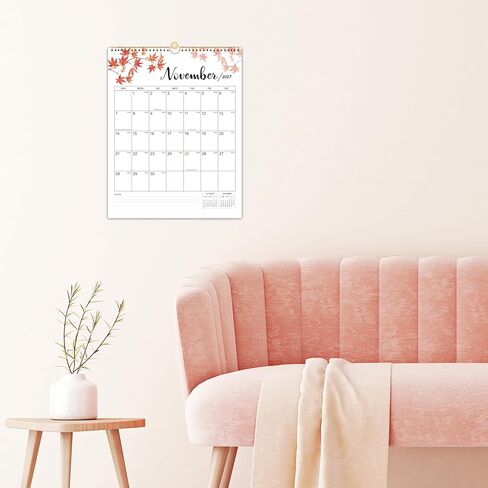 2025-2026 Calendar - Vertical Wall Calendar 2025-2026, JUL. 2025 to DEC. 2026, 14.8'' x 11.5'', Monthly Calendar with Julian Date, Perfect for Planning in Saudi Arabia