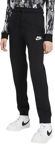 Nike Boy's Sportswear Pants, Black/White, Small in Saudi Arabia
