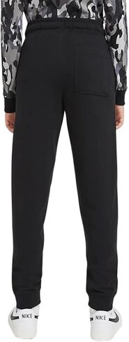 Nike Boy's Sportswear Pants, Black/White, Small in Saudi Arabia