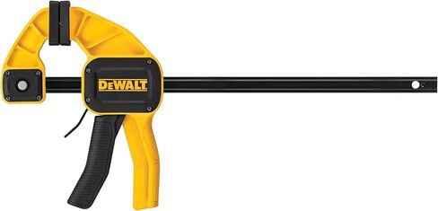 DEWALT Bar Clamp with Trigger, Medium, 12-Inch, 2-Pack (DWHT83158) , Yellow in Saudi Arabia