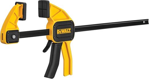 DEWALT Bar Clamp with Trigger, Medium, 12-Inch, 2-Pack (DWHT83158) , Yellow in Saudi Arabia