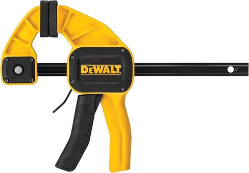 DEWALT Bar Clamp with Trigger, Medium, 12-Inch, 2-Pack (DWHT83158) , Yellow in Saudi Arabia