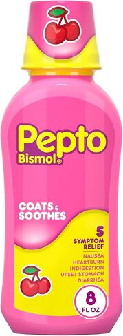 بيبتو بسمول بيبتو بسمول Cherry Liquid Symptom Relief including Upset Stomach Diarrhea in Saudi Arabia