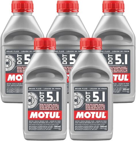 Motul (4 Pack) 100950 100% Synthetic Brake Dot 5.1 Brake Fluid 1/2 Liter or 500 ml in Saudi Arabia