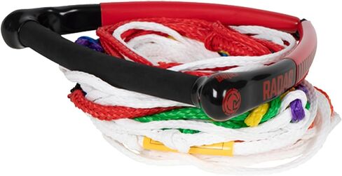 Radar Control Pkg Waterski Rope, 13 in. Arc Handle w/8-Sect. Mainline, Red/Black in Saudi Arabia