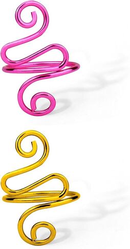 Vodolo Crochet Ring,4PCS Adjustable Yarn Tension Ring for Crocheting Peacock Shape Knitting Loop Open Finger Ring for Mother Grandma Thanksgiving Presents Finger Yarn Guide Crochet Accessories Gift in Saudi Arabia