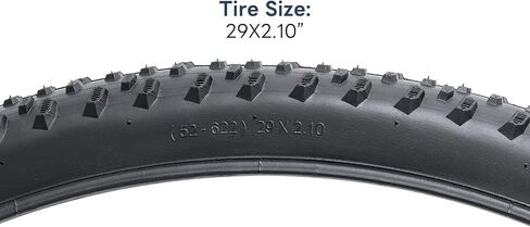 yunscm 29 "إطارات الدراجات الجبلية خفيفة الوزن 29x2.10 (ETRTO 52-622) و 29" أنابيب الدراجة-60TPI نايلون ، مقاومة للثقب ، متوافقة مع 29x2.0/2.125 "إطارات الدراجة والأنابيب 2 PCS (Y-1161) in Saudi Arabia