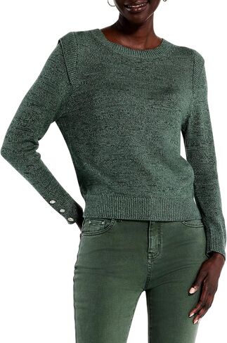 NIC+ZOE Women's Playful Cuff Sweater in Saudi Arabia