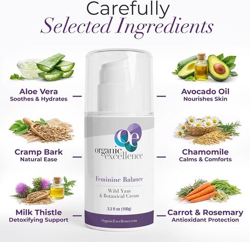 Feminine Balance Therapy - USP Bio-Identical Progesterone Cream - 3 oz in Saudi Arabia