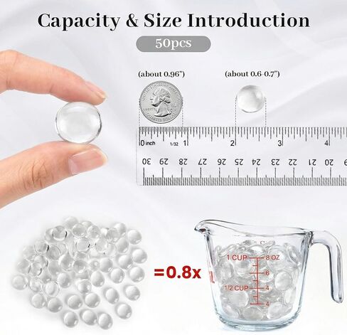 FUTUREPLUSX 50PCS Black Flat Glass Marbles, Glass Beads Bulk Vase Filler Crystals Gemstones for Table Aquarium Home Decoration DIY Craft in Saudi Arabia