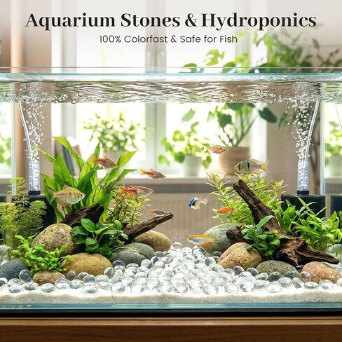 FUTUREPLUSX 50PCS Black Flat Glass Marbles, Glass Beads Bulk Vase Filler Crystals Gemstones for Table Aquarium Home Decoration DIY Craft in Saudi Arabia