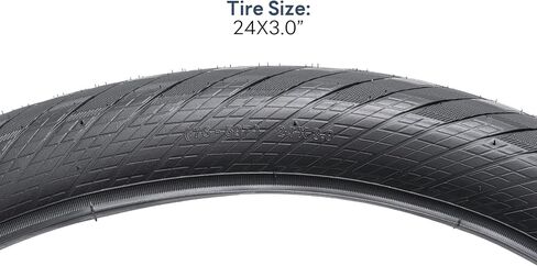 yunscm 2-pcs 24 "إطارات الدراجة على الطريق 24 × 3.0/76-507 و 24" أنابيب الدراجة الثقيلة صمامات schrader AV32mm متوافقة مع 24 × 3.0 24 × 3 دراجة الدراجة الدهون الإطارات والأنابيب (Y-789) in Saudi Arabia