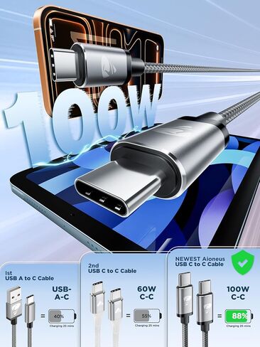 كابل شحن من النوع C 3A كابل USB C للشحن السريع 【2 حزمة 6 أقدام】شاحن هاتف سلكي سلك شحن سريع لهاتف Samsung Galaxy S10 S9 S8 Note 8 A11 A01 A20 A21 A12 A10e A50 A51 S20 S21، LG K51 Stylo 4 5 6، Moto. in Saudi Arabia