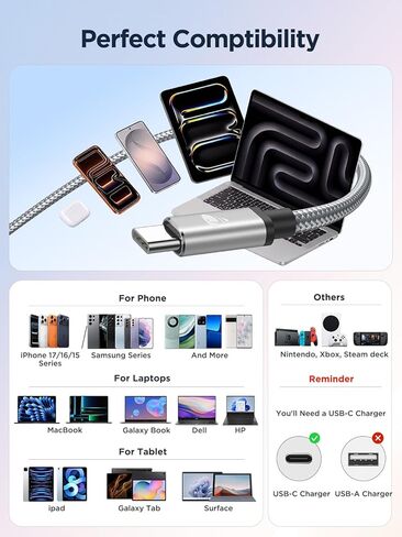 كابل شحن من النوع C 3A كابل USB C للشحن السريع 【2 حزمة 6 أقدام】شاحن هاتف سلكي سلك شحن سريع لهاتف Samsung Galaxy S10 S9 S8 Note 8 A11 A01 A20 A21 A12 A10e A50 A51 S20 S21، LG K51 Stylo 4 5 6، Moto. in Saudi Arabia