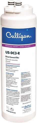 CULLIGAN US-DC1-R Under Sink Direct Connect Drinking Water System Replacement UsDc1 WTR Cartridge , White in Kuwait