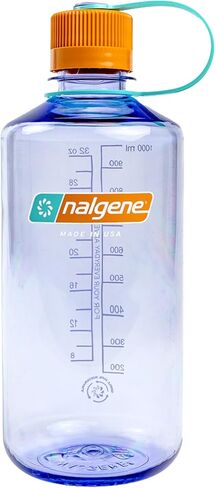 Nalgene Sustain Tritan BPA-Free Water Bottle Made with Material Derived from 50% Plastic Waste, 32 OZ, Narrow Mouth, Jade in Saudi Arabia