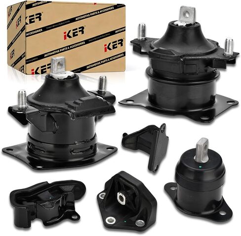 6PCS Engine Motor Mount Set Compatible with Honda Accord 3.0L 2003-2007 Auto Transmission Motor Mount Replace A4526HY A4527HY A4524 A4525 A4544 A4517 in Saudi Arabia