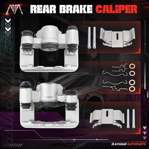 MAYASAF 192970 192971 Rear Brake Caliper Driver & Passenger Side Caliper Set for Toyota 2004 2005 RAV4, Quality Brake Caliper (Rear Left+Right) in Saudi Arabia