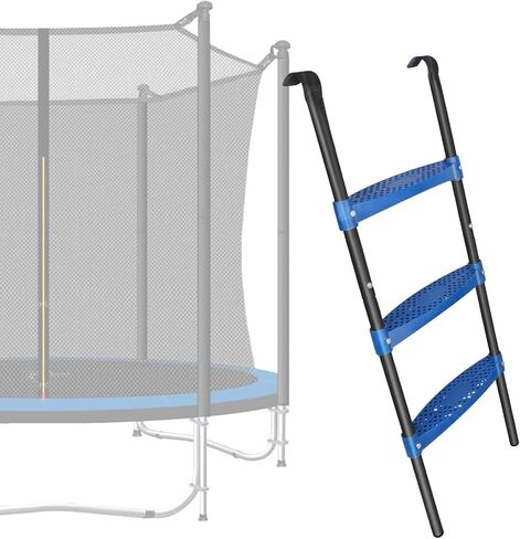 Trampoline Ladder 40'' Long, 2-Step Trampoline Ladder, Trampoline Accessories for Kids and Adults in Saudi Arabia
