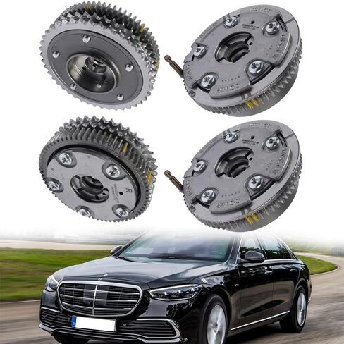 COPACHI 4 قطعة أدوات ضبط عمود الحدبات توقيت ترس ضرس 2720505347 2720506847 يناسب Benz C230 C350 E280 E350 R350 S500 CLK350 CLS350 GLK350 SLK350 3.0L 3.5L 5.5L M272 أجزاء ما بعد السوق in Kuwait