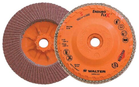 Walter 06B454 ENDURO-FLEX Abrasive Flap Disc [Pack of 10] 40 Grit Finishing Disc in Saudi Arabia