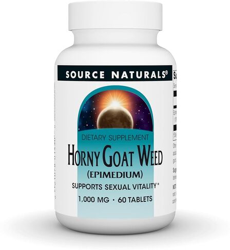 Source Naturals Horny Goat Weed (EPIMEDIUM) Supports Sexual Vitality* 1,000 MG • 60 Tablets in Saudi Arabia