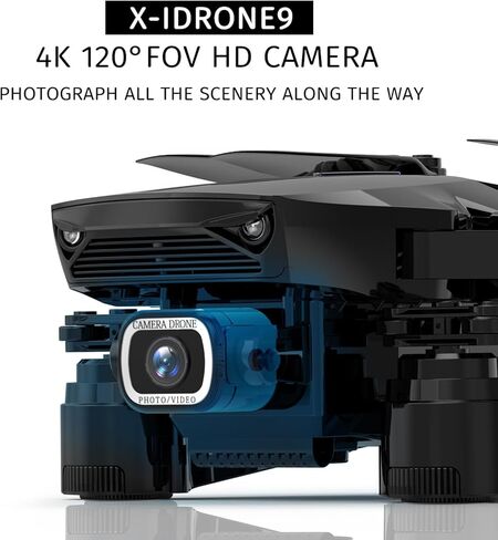 GPS Drones with Camera for Adults 1080P, 4.5"LCD Screen Control and Follow Me, 5GHz FPV Real-Time and GPS Auto Return, Up to 32G SD Card, RC Quadcopter drone Beginner, Long Flight Time Under 249g in Saudi Arabia