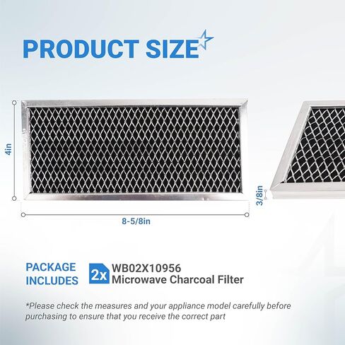 5 PACKS Ultra Durable 8206230A Microwave Charcoal Filter Replacement part by BlueStars – Exact Fit For Whirlpool & Maytag Microwaves – Replaces 8206230 AP4299744 PS1871363 in Saudi Arabia