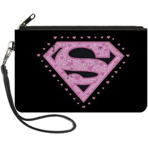 Buckle-Down Buckle-Down Zip Wallet Superman Large Accessory, Superman, 8" x 5"