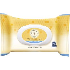 Burt's Bees Baby Chlorine-Free Wipes, 72 Count (Pack of 1) - Packaging May Vary
